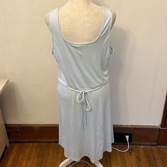 COPY - 41 Hawthorn robin egg blue sleeveless tie back casual dress Size L New - Picture 5 of 10